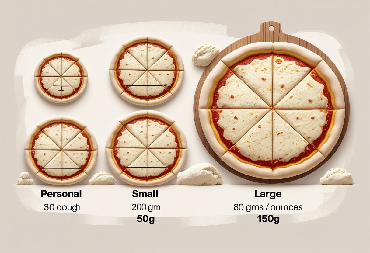 The math behind how much dough for a 16 inch pizza