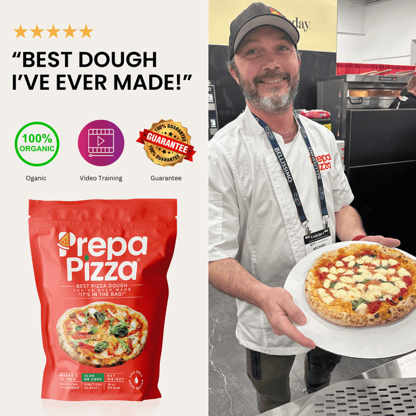 3 Prepa Pizza Dough Kits | 1 Case Bianco DiNapoli Sauce | DoughMate Artisan Kit Prepa Pizza