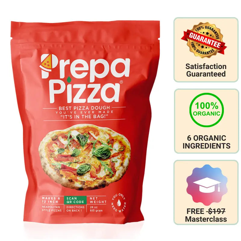 3 Prepa Pizza Dough Kit and 1 Case Bianco DiNapoli New York Style Pizza Sauce Prepa Pizza