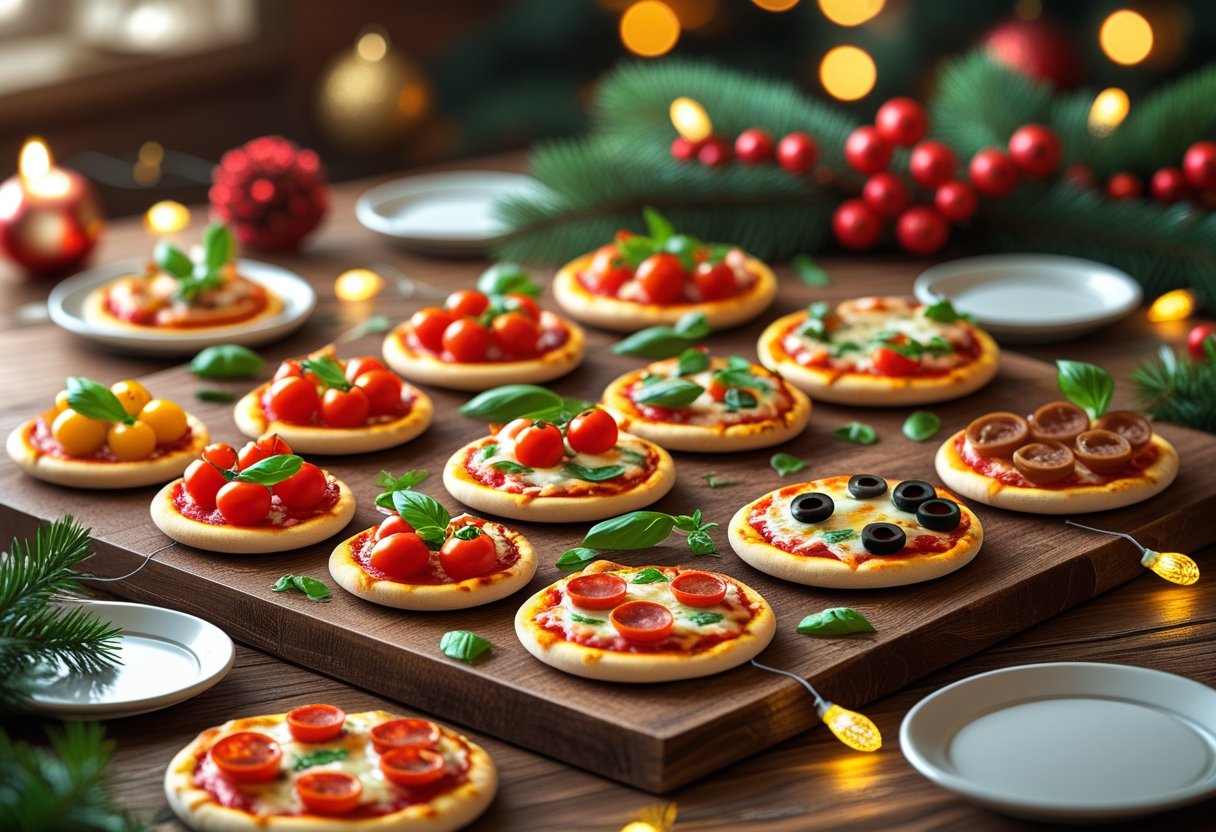 Christmas Potluck Pizza Appetizers Quick and Easy Recipes for Stress-Free Holiday Entertaining