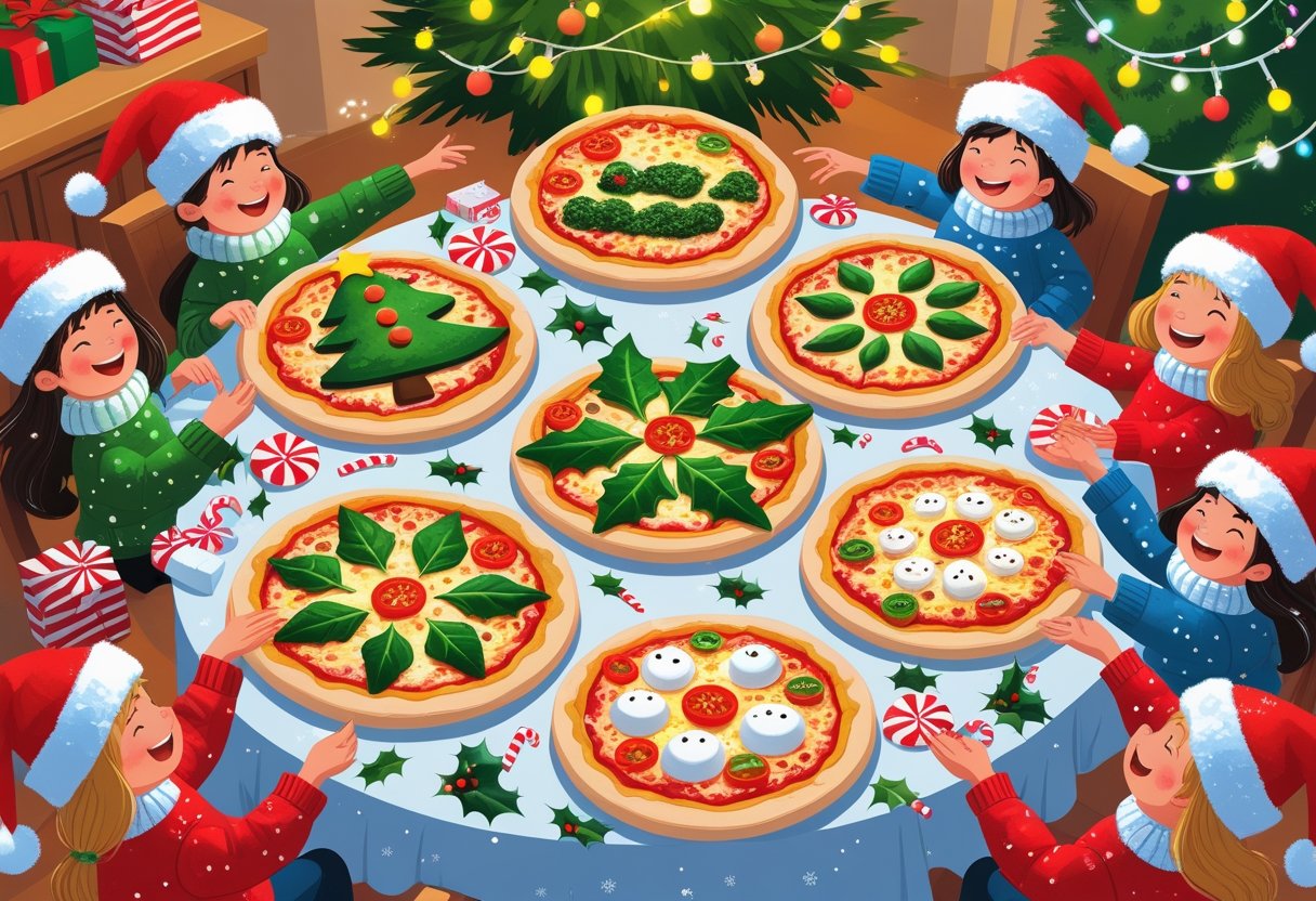 Christmas Themed Pizza Ideas for Kids Parties That Delight and Impress
