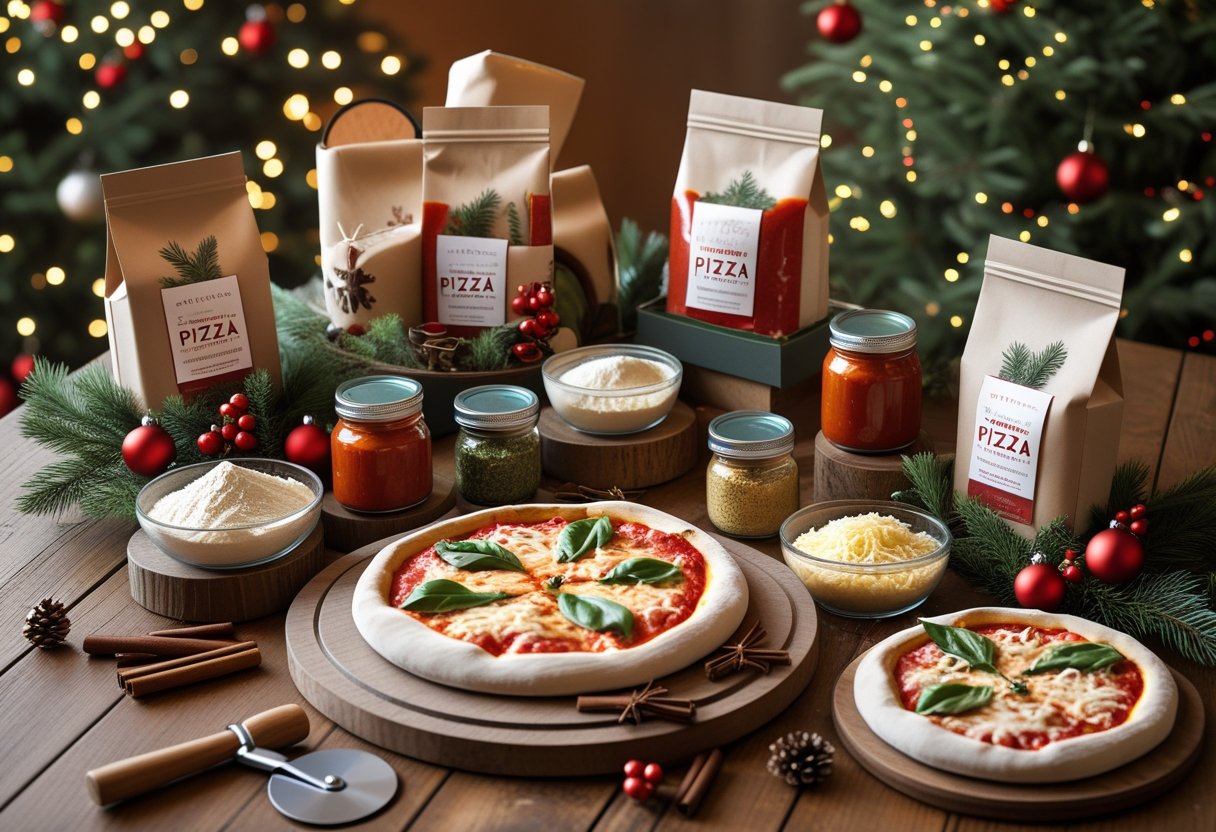 Hostess Gifts for Christmas Pizza Making Kits Perfect for Festive Entertaining