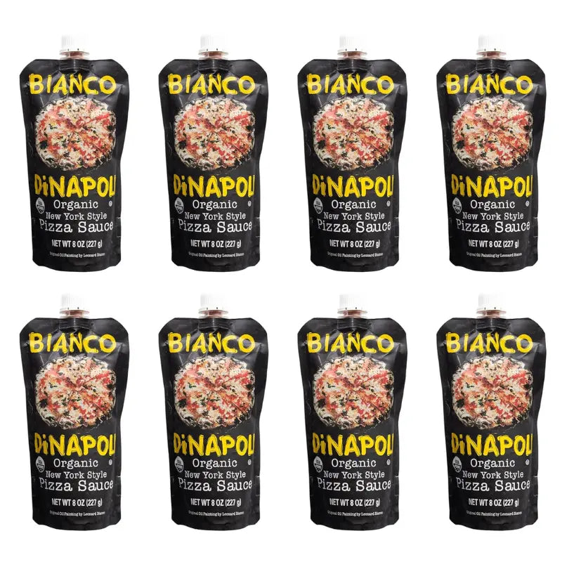 Bianco DiNapoli New York Style Organic Pizza Sauce Pouch 8oz Pizza Sauce Dinapoli 8 Packets
