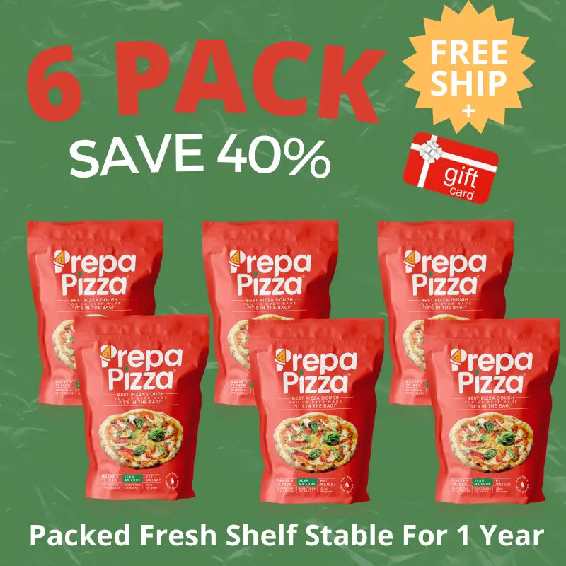 6 Prepa Pizza Dough Making Kits
