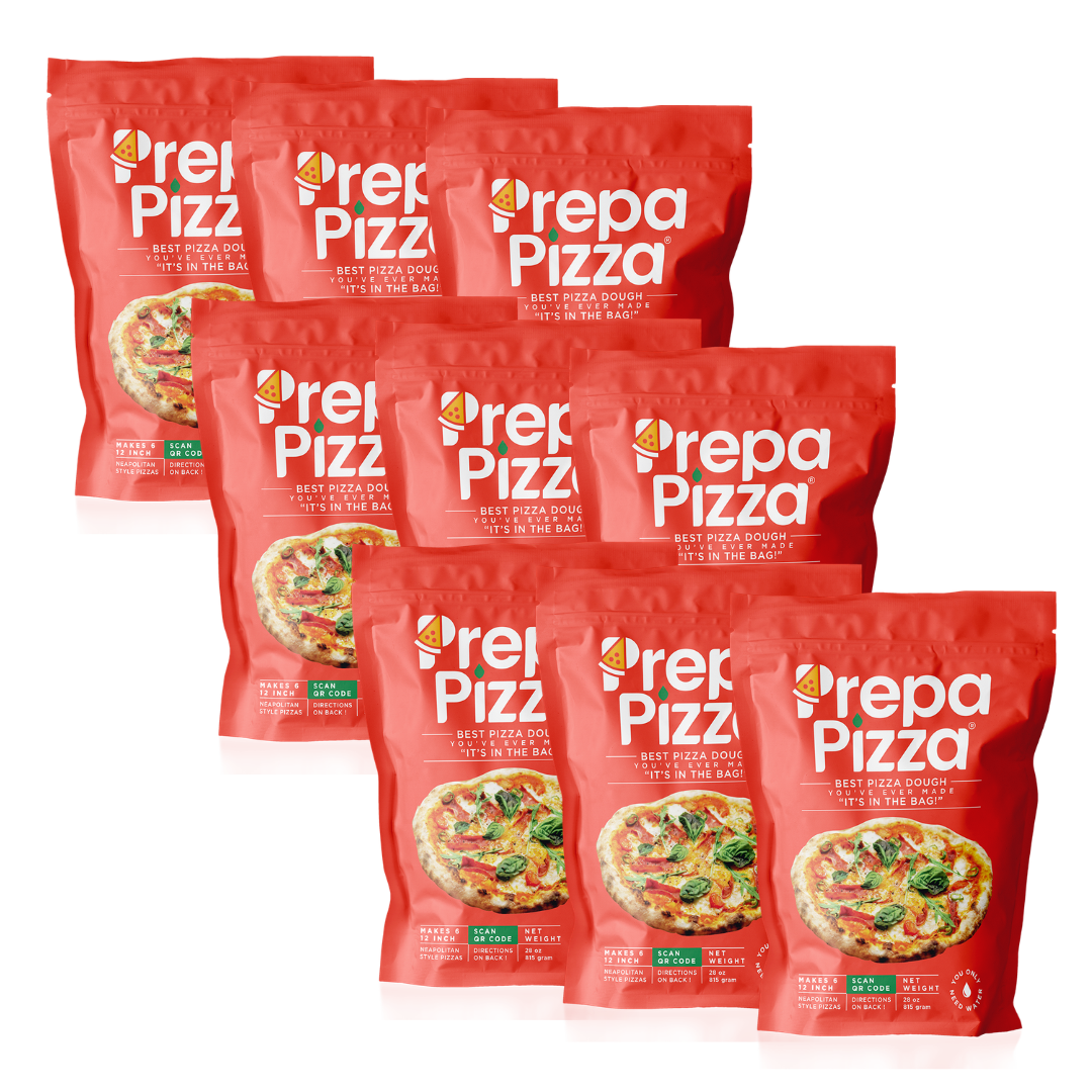 Prepa Pizza Dough Making Kit 9 Pizza Nights 90 Day Prepa Pizza 54x Pizza | 9 Pizza Nights| 90 Day Supply