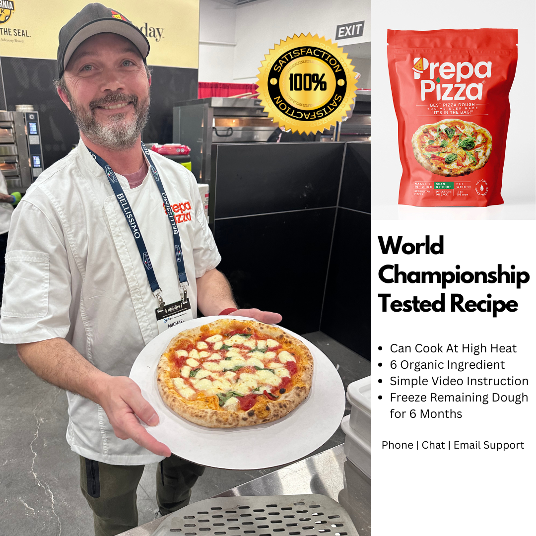 6 Prepa Pizza Dough Kits | 2 Cases Bianco DiNapoli Sauce | DoughMate Artisan Kit