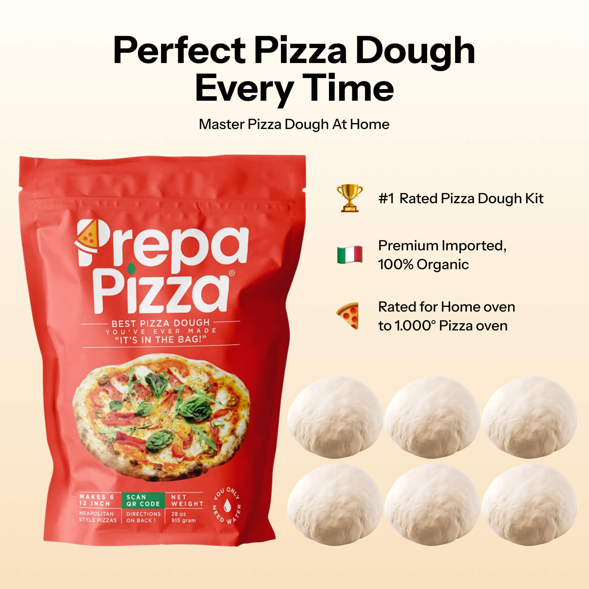 Prepa Pizza Dough Kit 815g