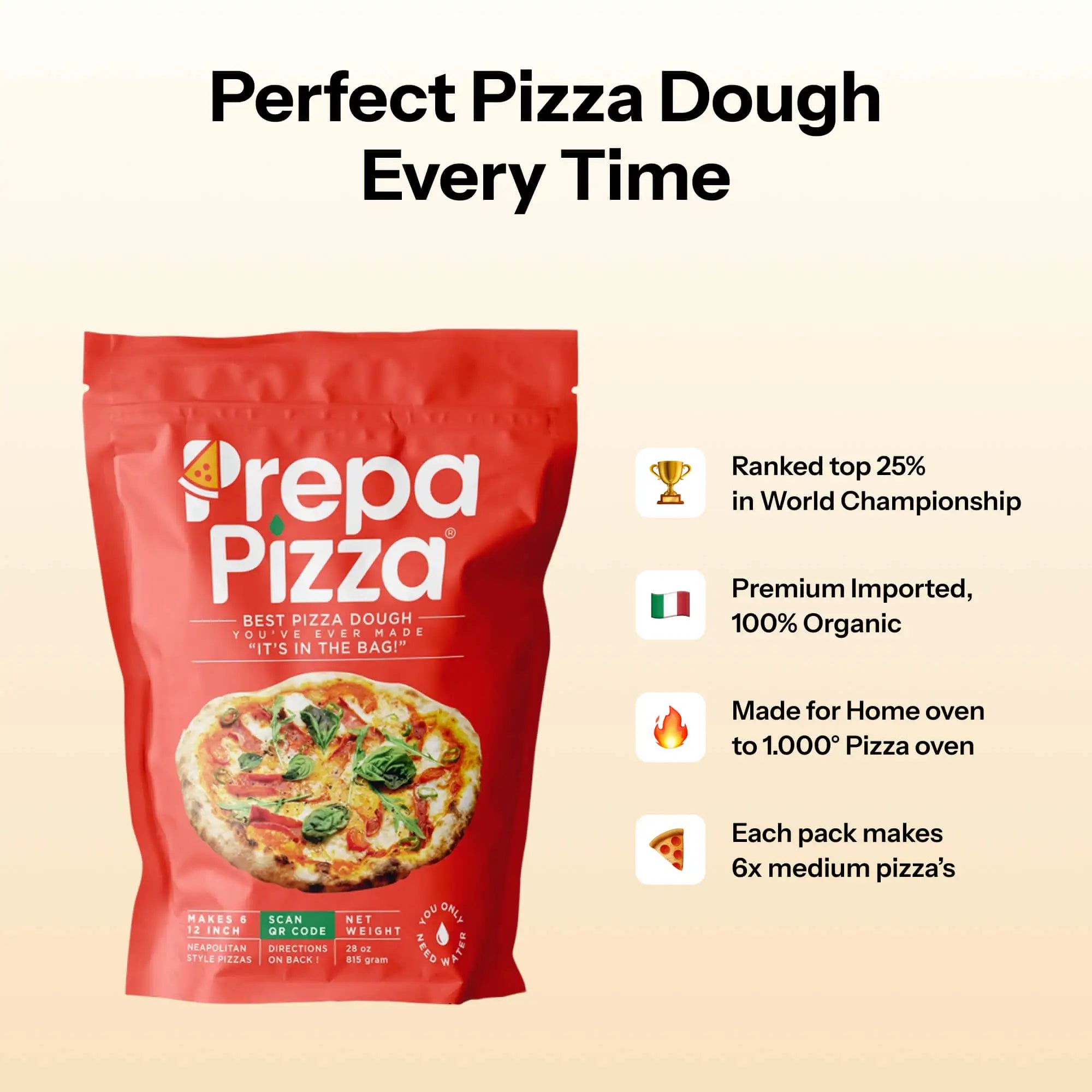 Prepa Pizza Dough Kit 815g My Store